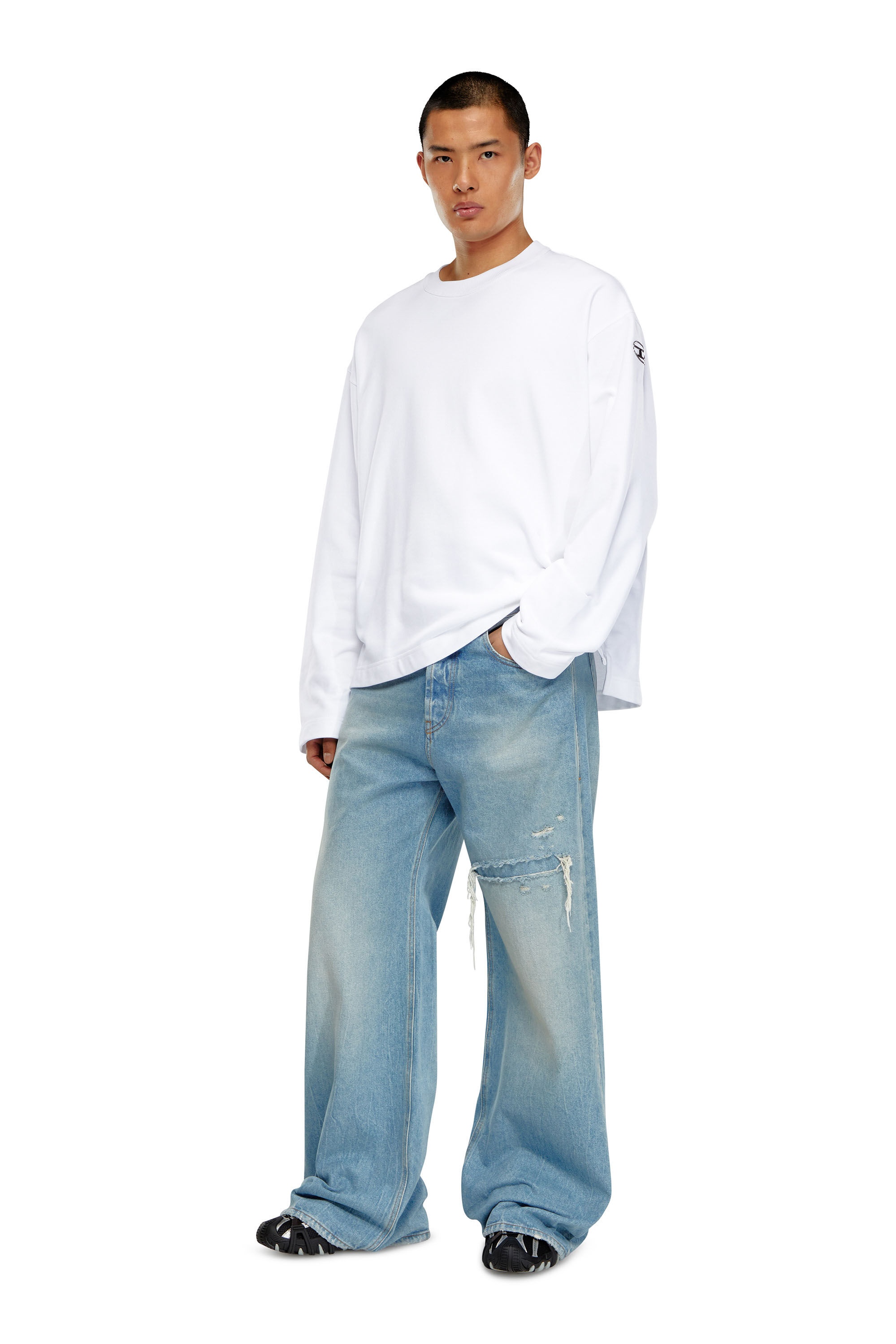 【美品】DIESEL S-Macsis-Od Diesel 's-macsis-od' Sweatshirt With Logo | italist, ALWAYS