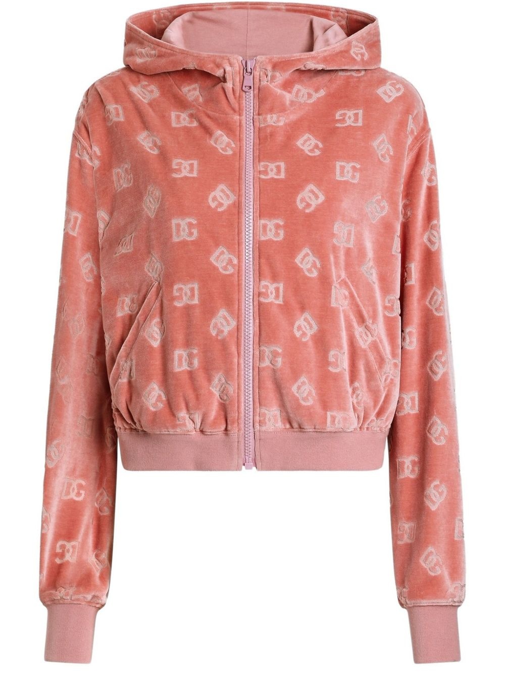 logo-print cardigan - 1