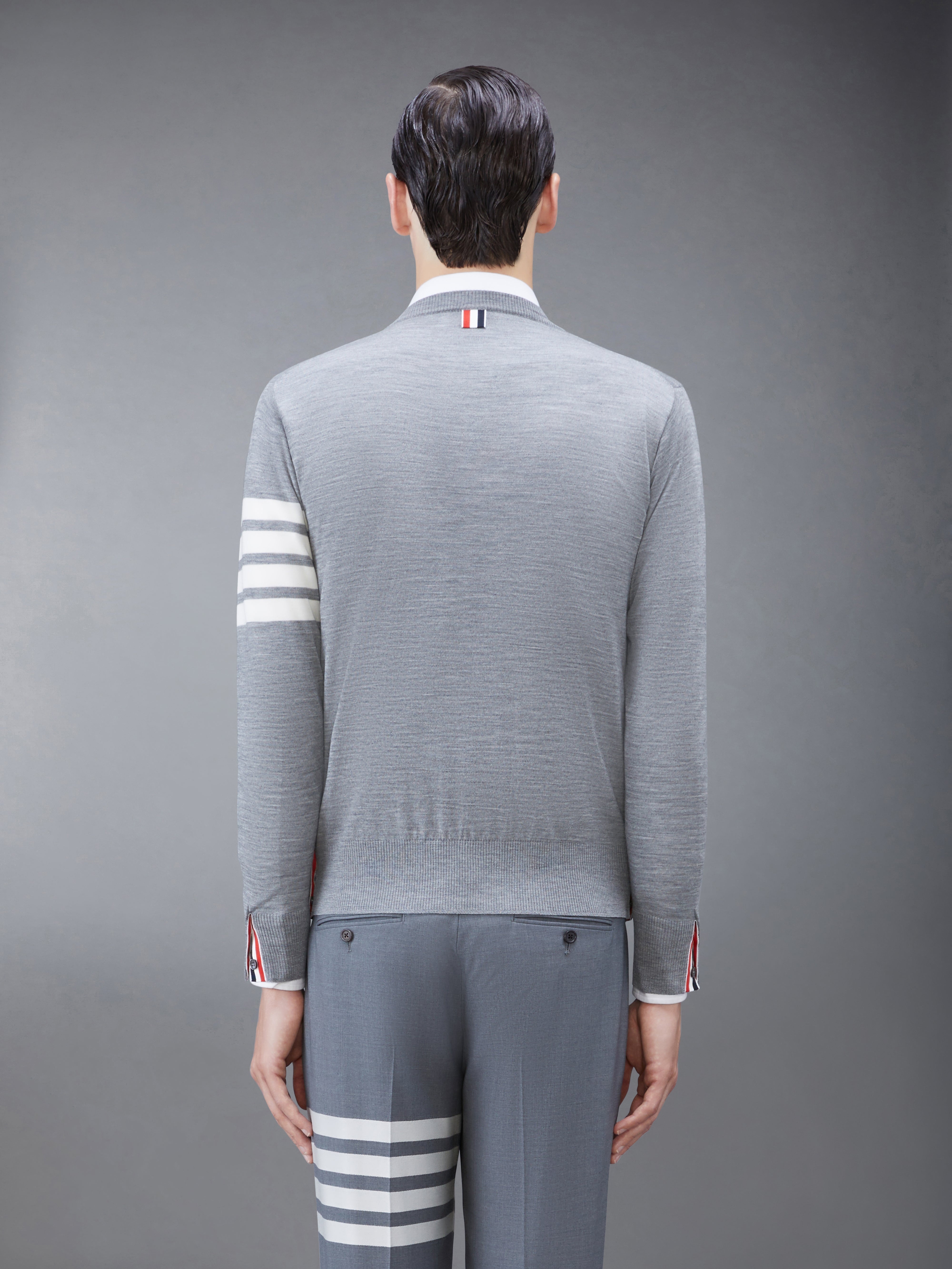Wool 4-Bar Pullover - 2