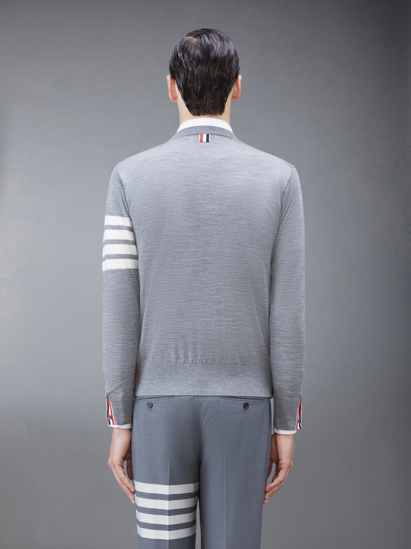 Thom Browne Wool 4-Bar Pullover outlook