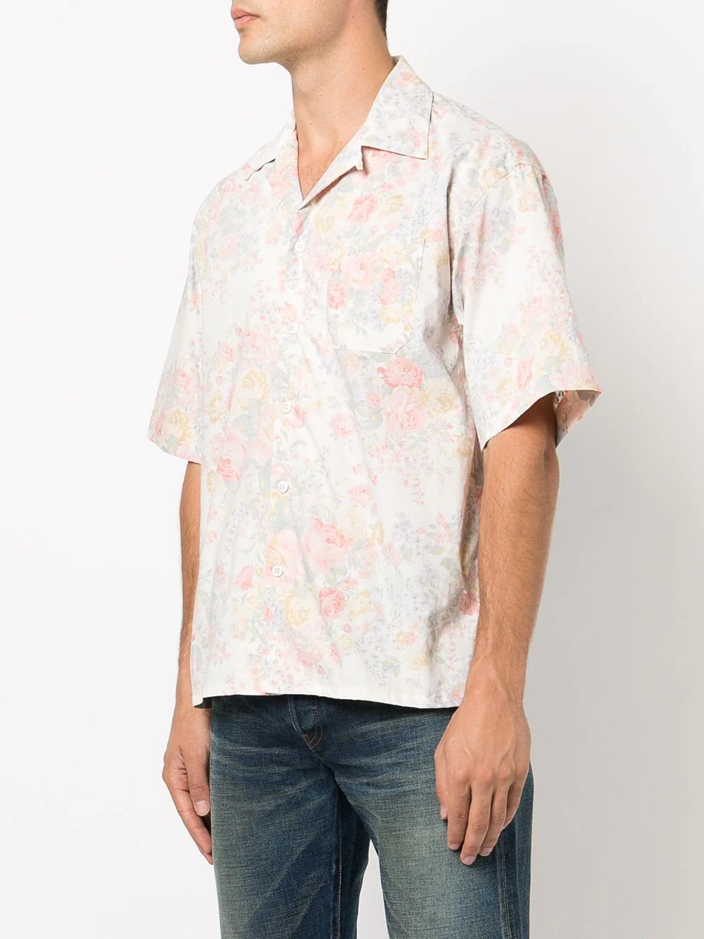 shortsleeved floral-print shirt - 3