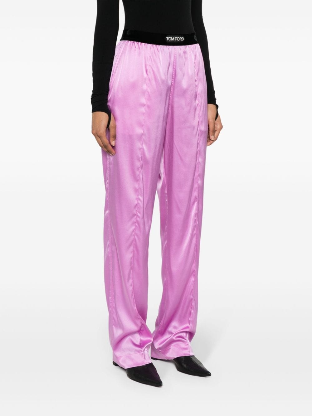 satin pyjama trousers - 3