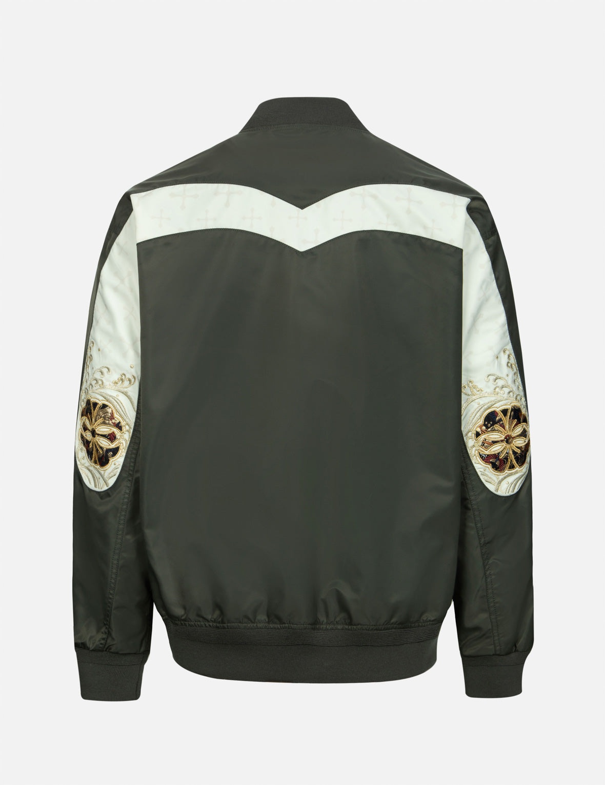 Kamon Brocade Daicock Insert Relax Fit Bomber Jacket - 2