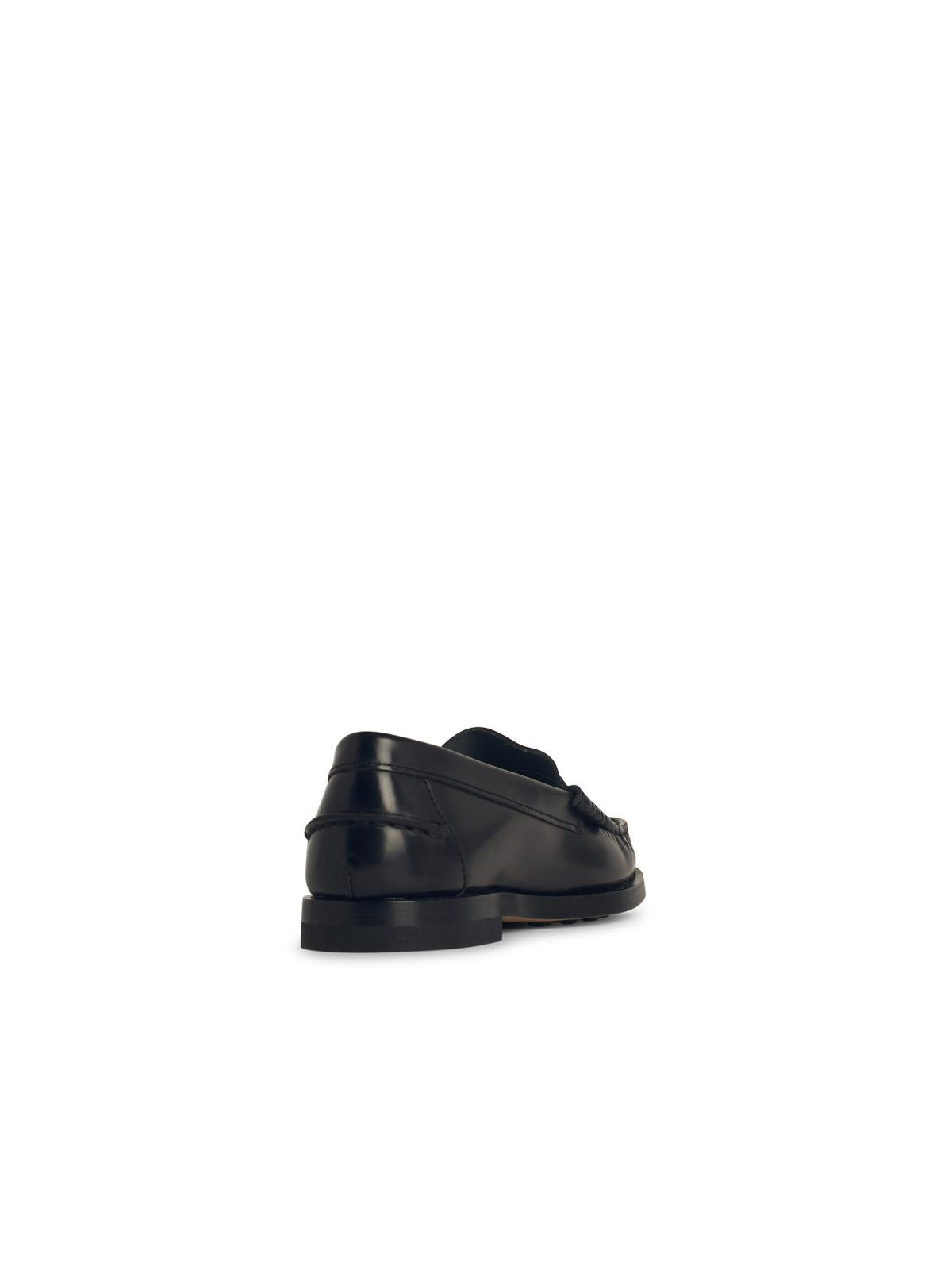 Tod's Black Leather Loafers Women - 3