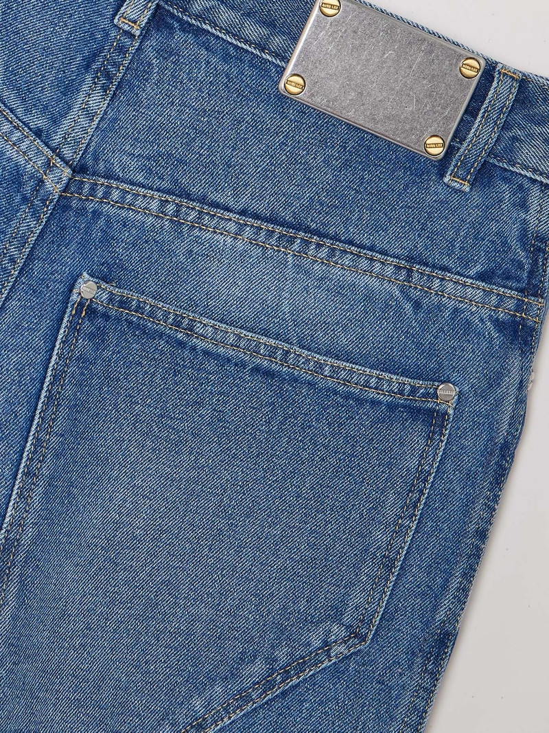 Paneled boyfriend jeans 6
