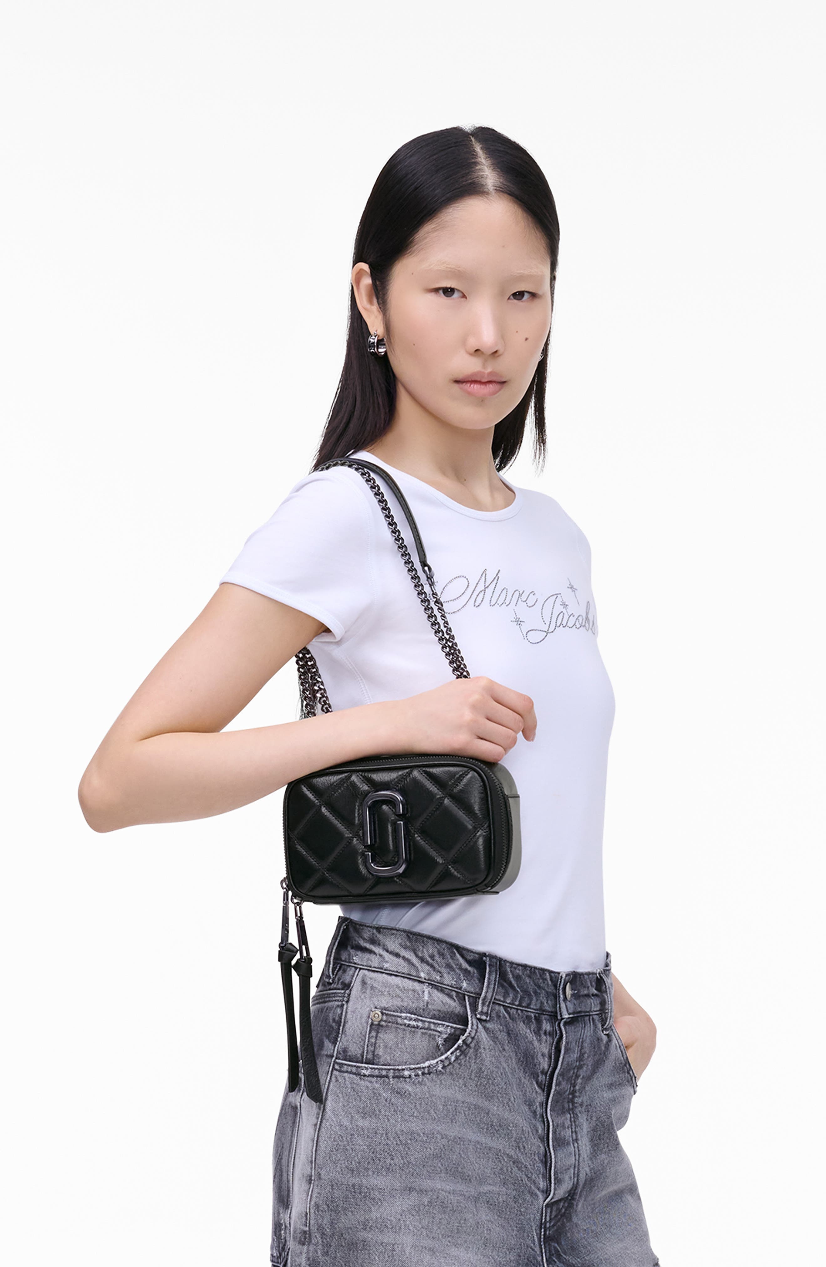 Marc Jacobs The Quilted Softshot Bag in Black at Nordstrom - 2