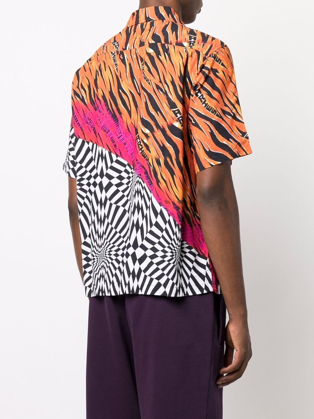 x Aries distorted check shirt - 8