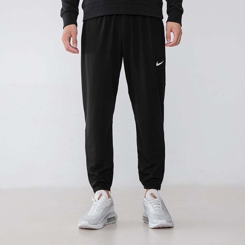 Men's Nike Sports Fitness Training Running Knit Long Pants/Trousers Autumn Black DD5004-010 - 3