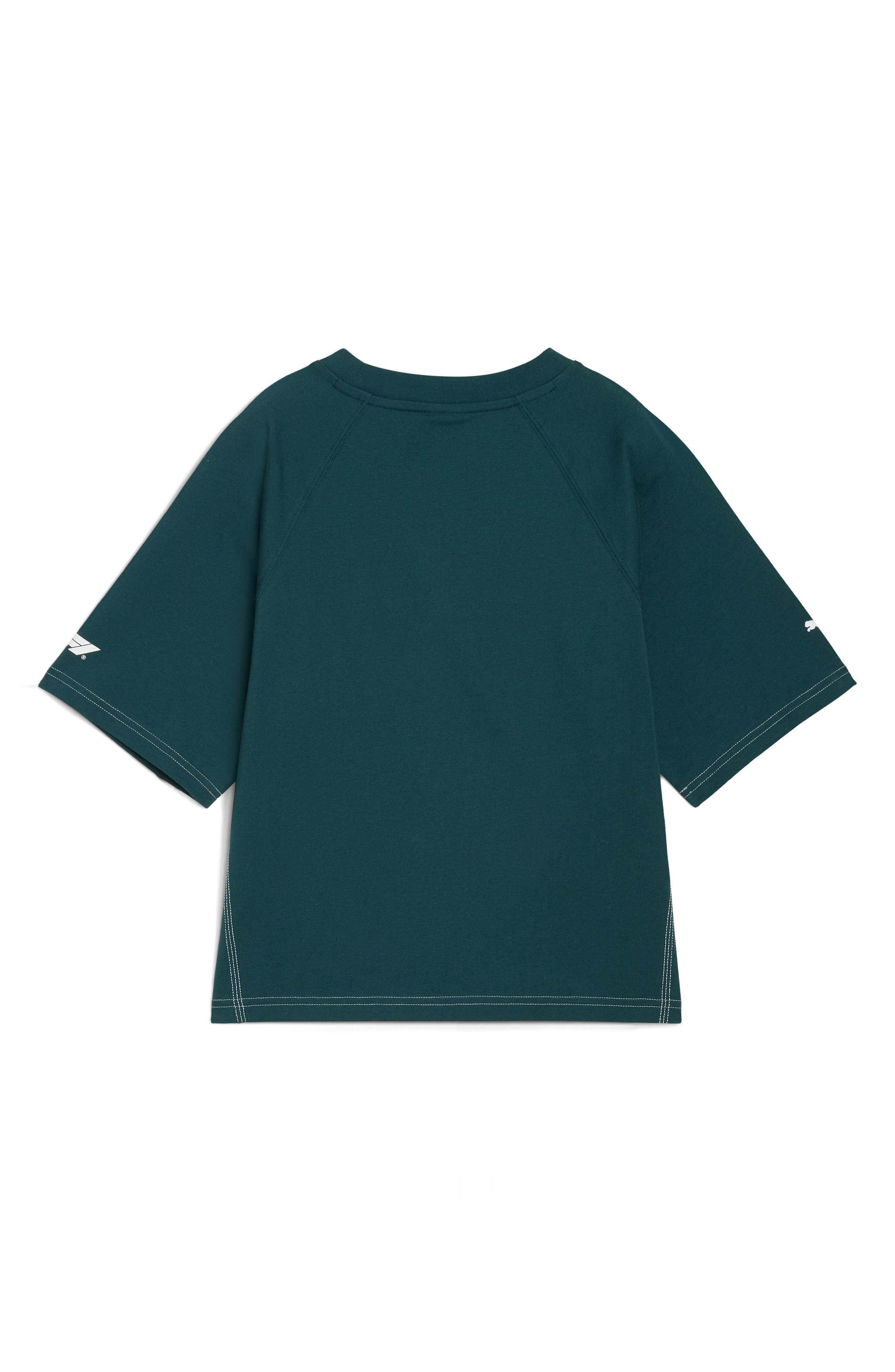 PUMA Formula 1® Raglan Sleeve Cotton T-Shirt in Green Terrain at Nordstrom - 4