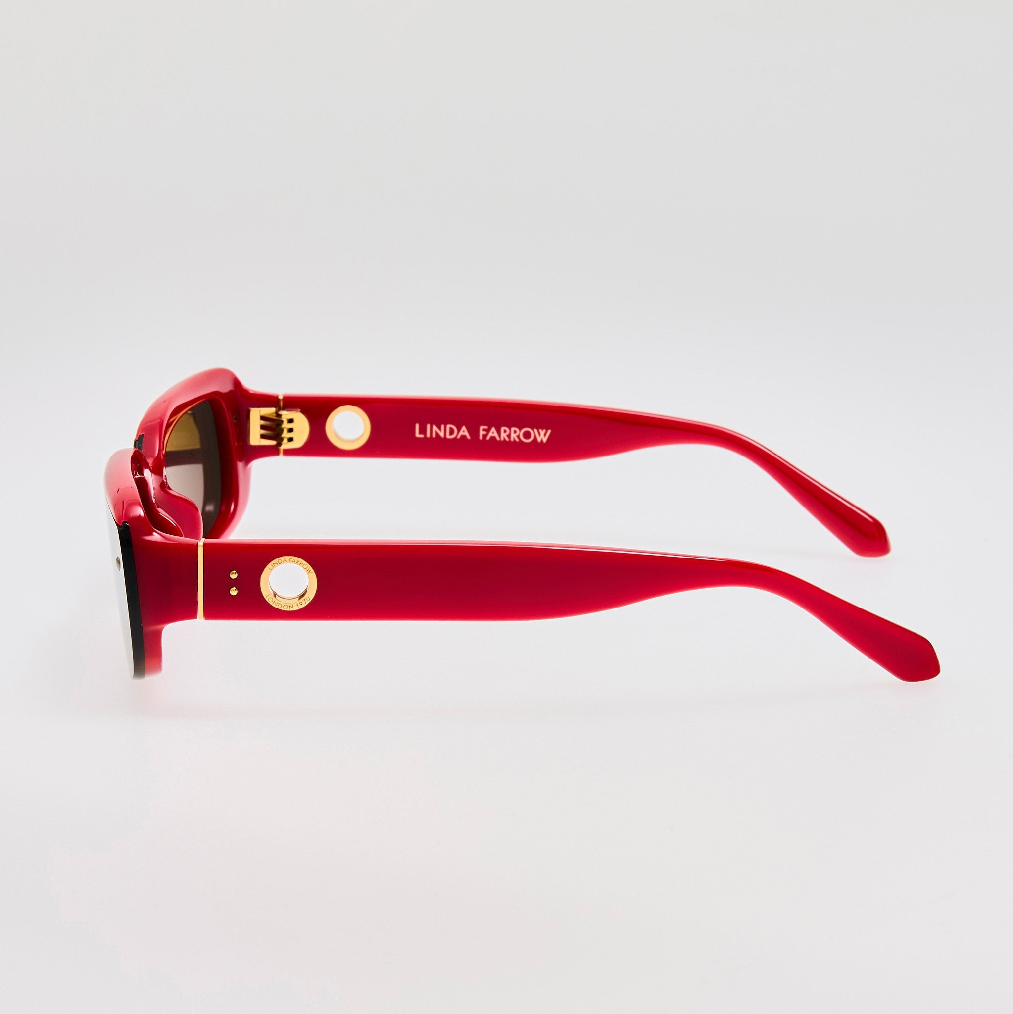 Flick Sunglasses in Red and Black - 5
