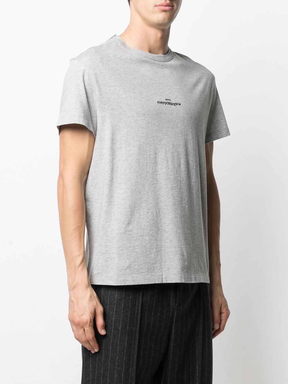 logo-embroidered T-shirt - 3