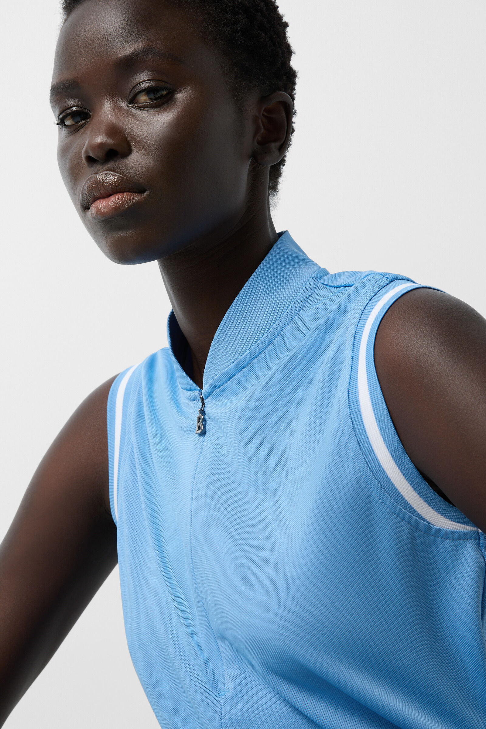 Evi Functional top in Light blue - 4