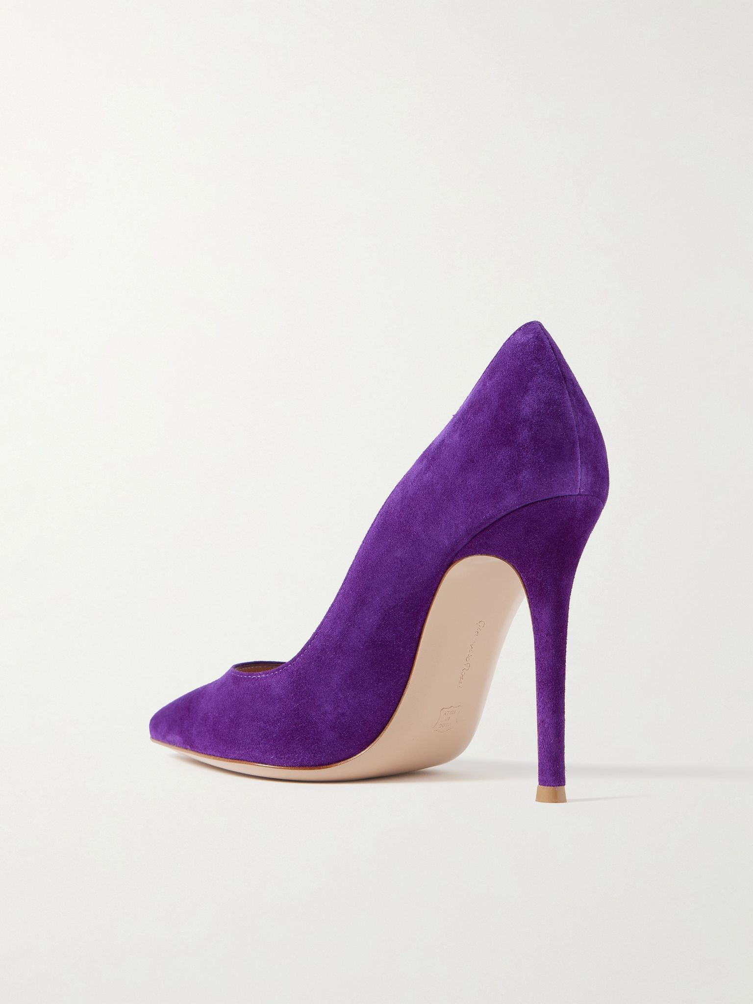 105 suede pumps Purple - 3