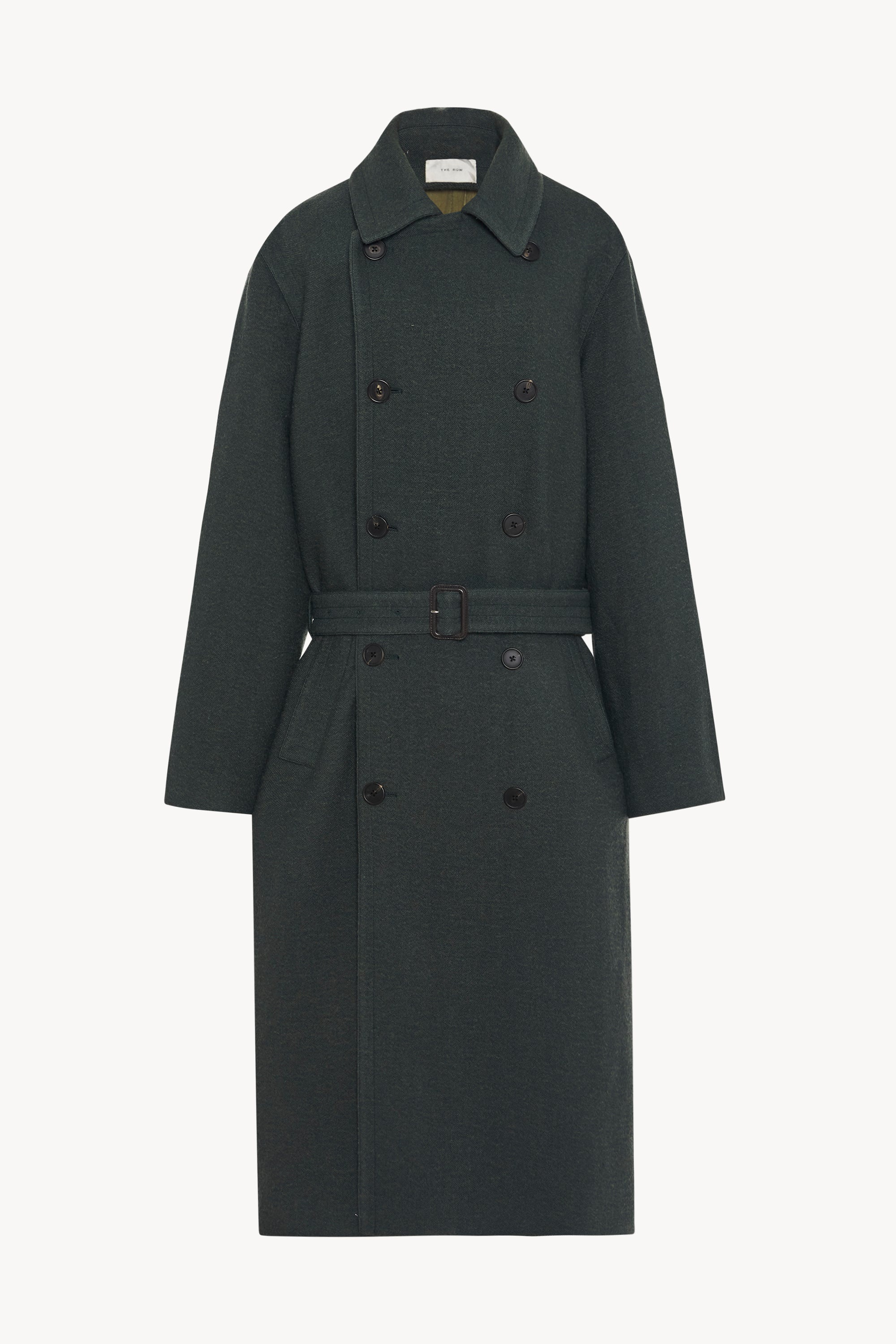 Beyza Coat in Virgin Wool and Linen - 1