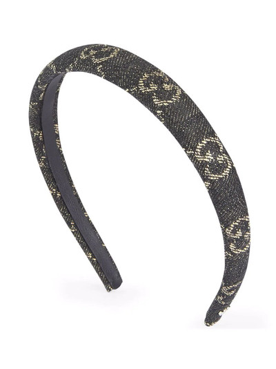 GUCCI GG denim headband outlook