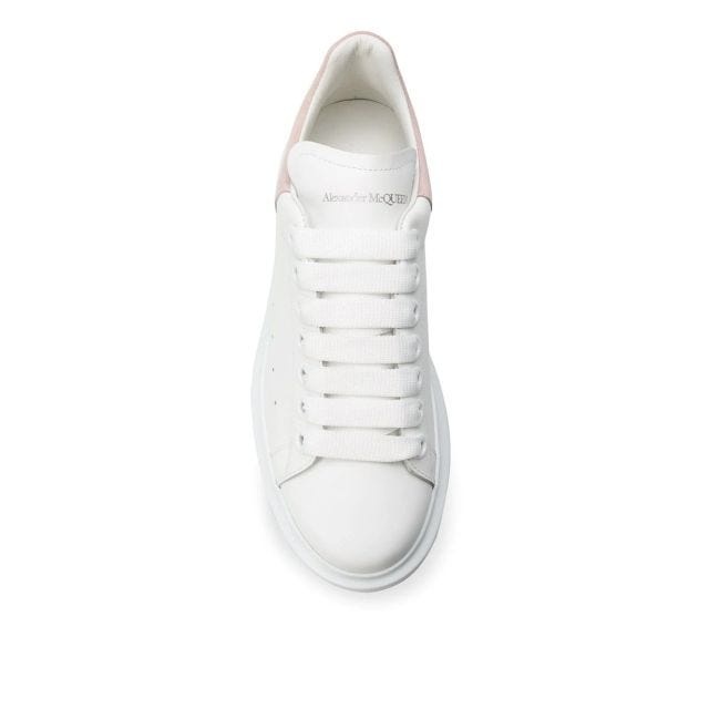 White sneakers with suede inserts - 4