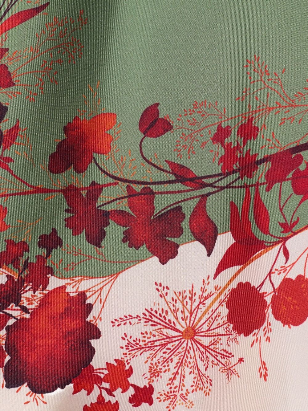 Woodland-print midi skirt - 4