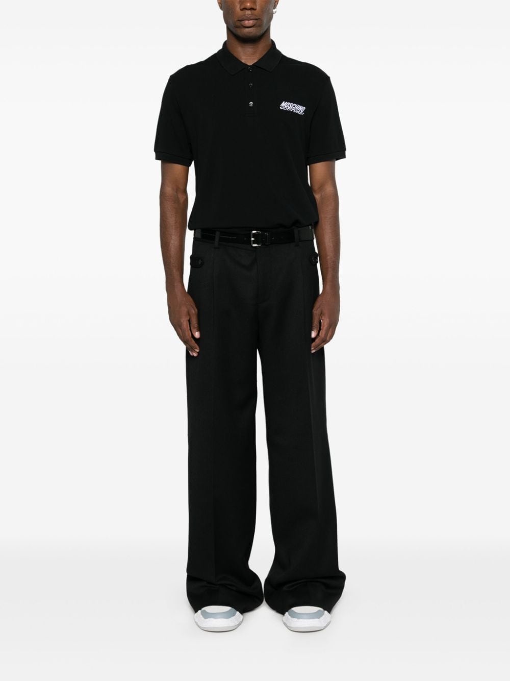 logo-embroidered polo shirt - 2