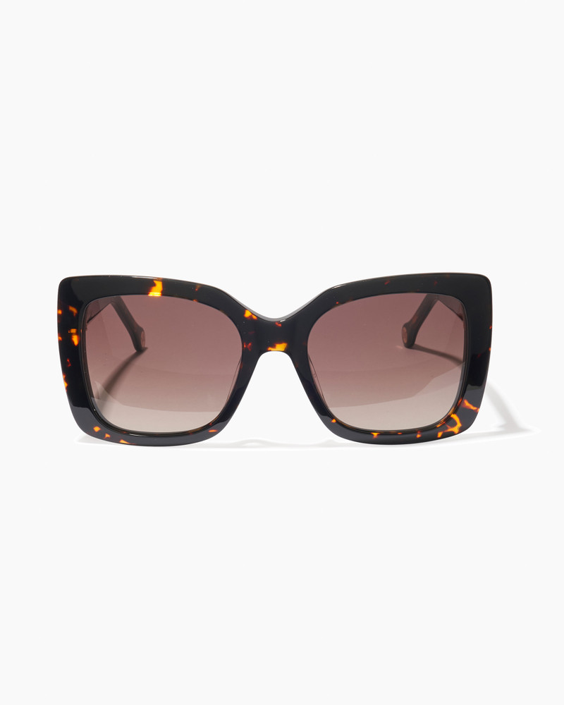 Oversized Sunglasses With Contrast Temples 1