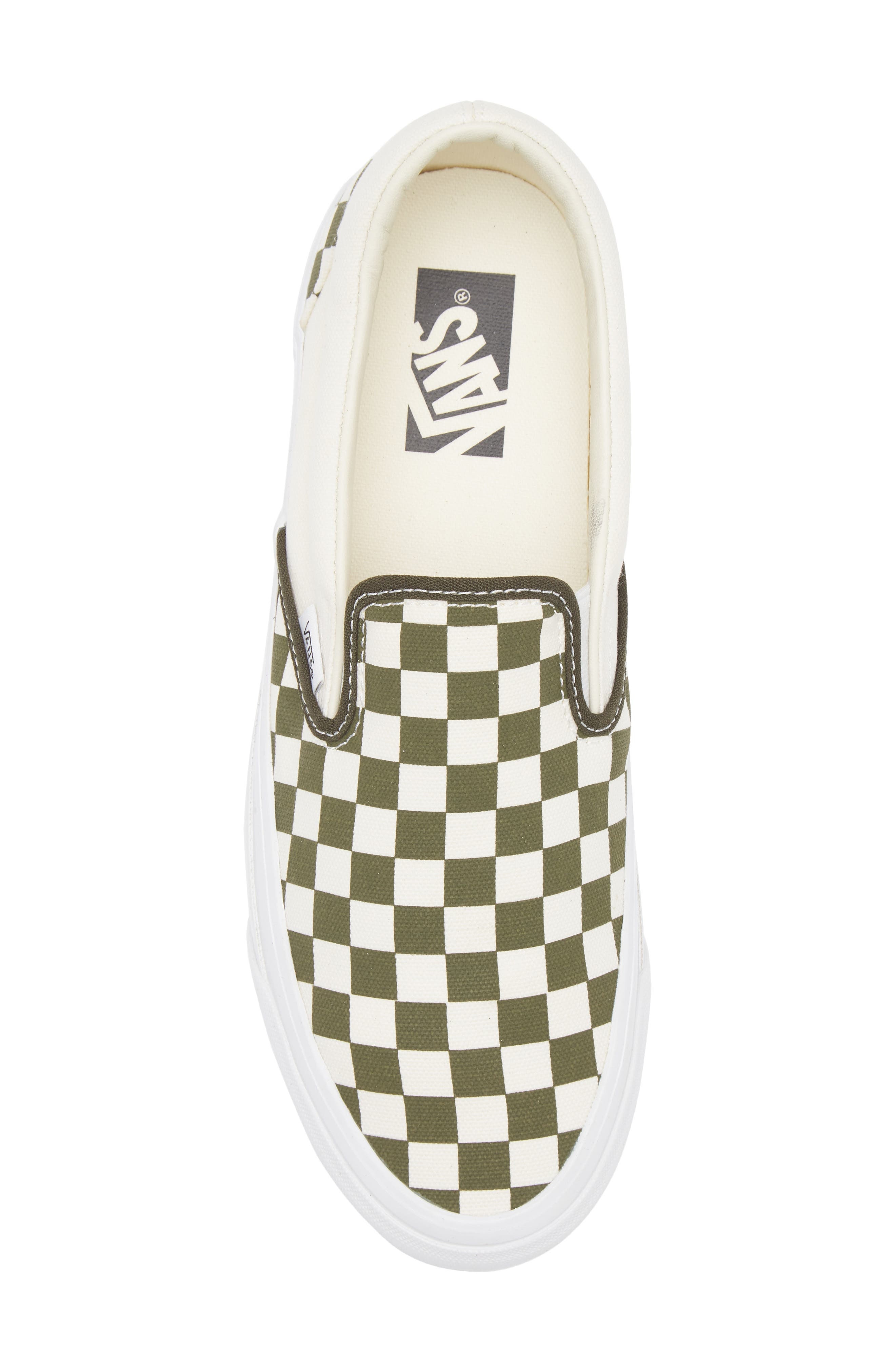 Vans Premium Slip-On Sneaker in Checkerboard Grape Leaf at Nordstrom - 5