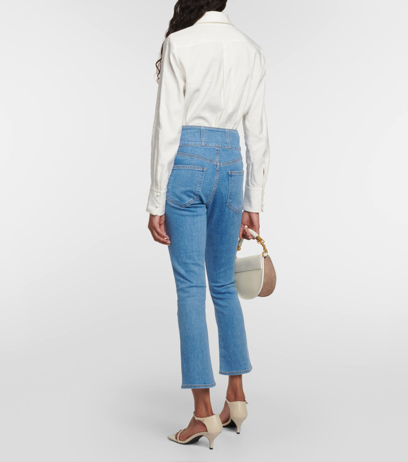 Carly high-rise kick-flare jeans 3