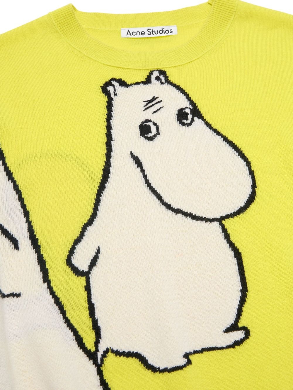cartoon-print knitted jumper - 6