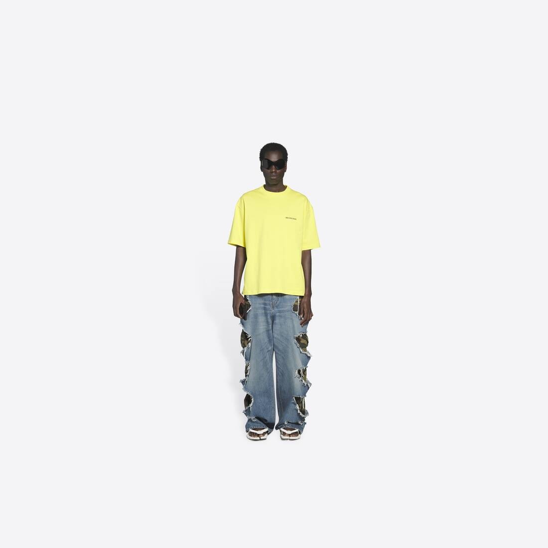 Men's Medium Fit T-shirt  in Yellow - 6