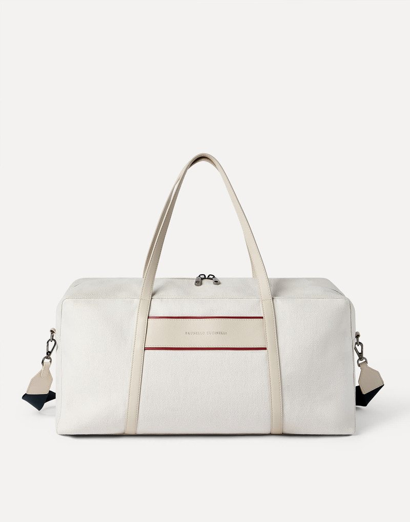 Cotton and linen canvas bag with logo 1