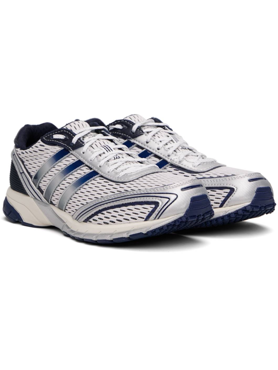 Navy & White adidas Originals Edition Adizero Sneakers - 4