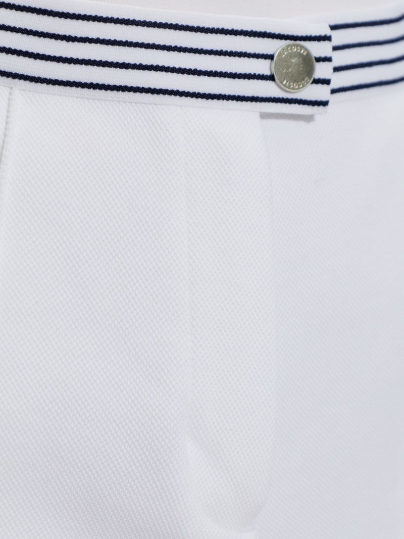 striped-waistband shorts 5