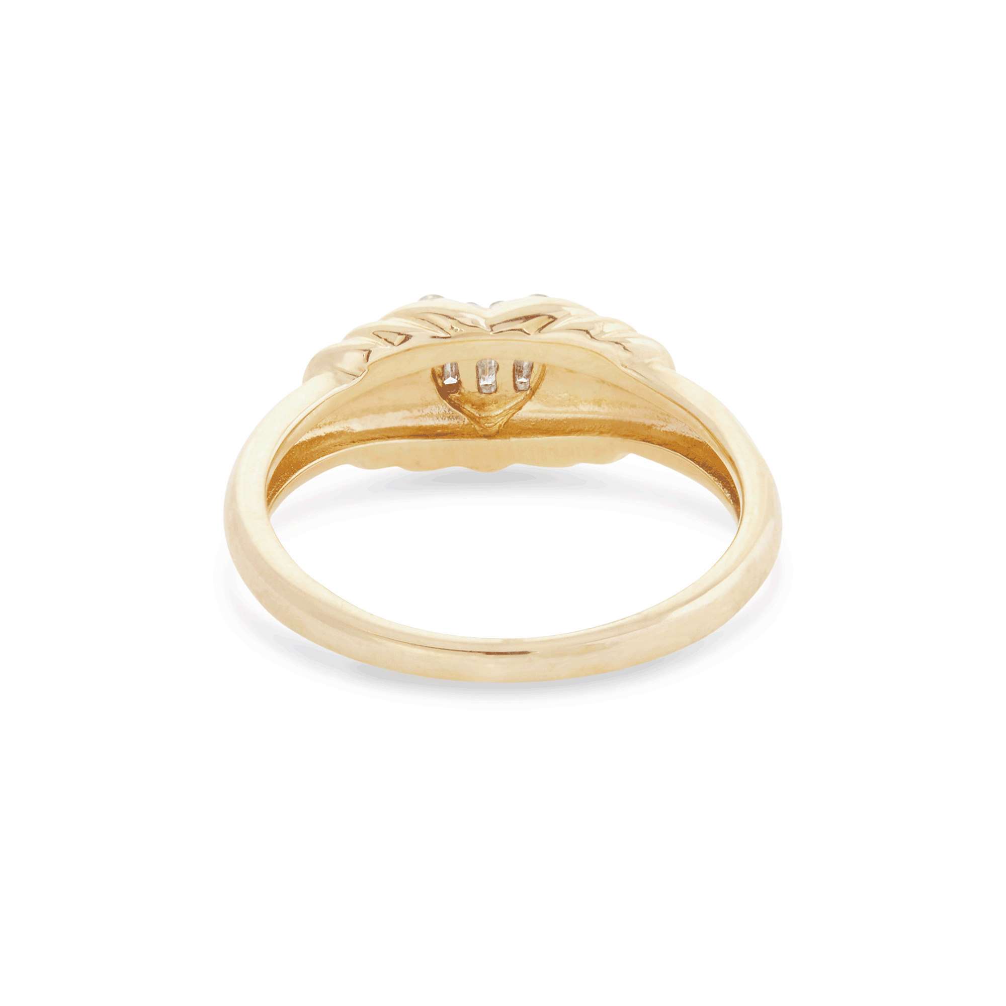 Heart of the Matter Pinky Signet - 3