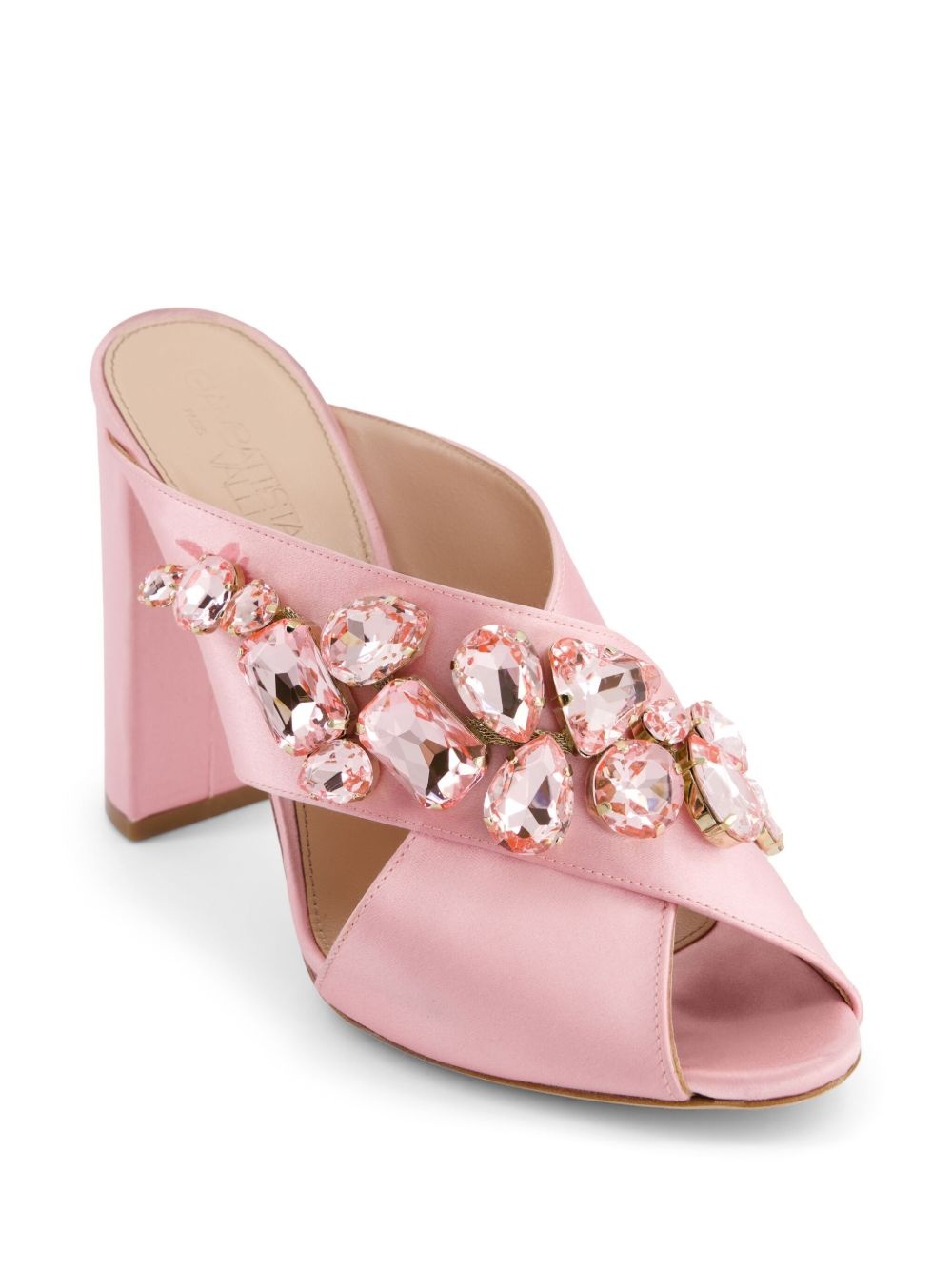 crystal-embellished mules - 2