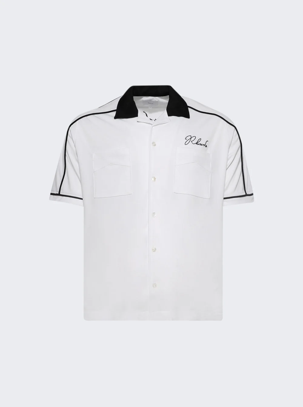 Fonda Del Sol Bowling Shirt White And Black - 1