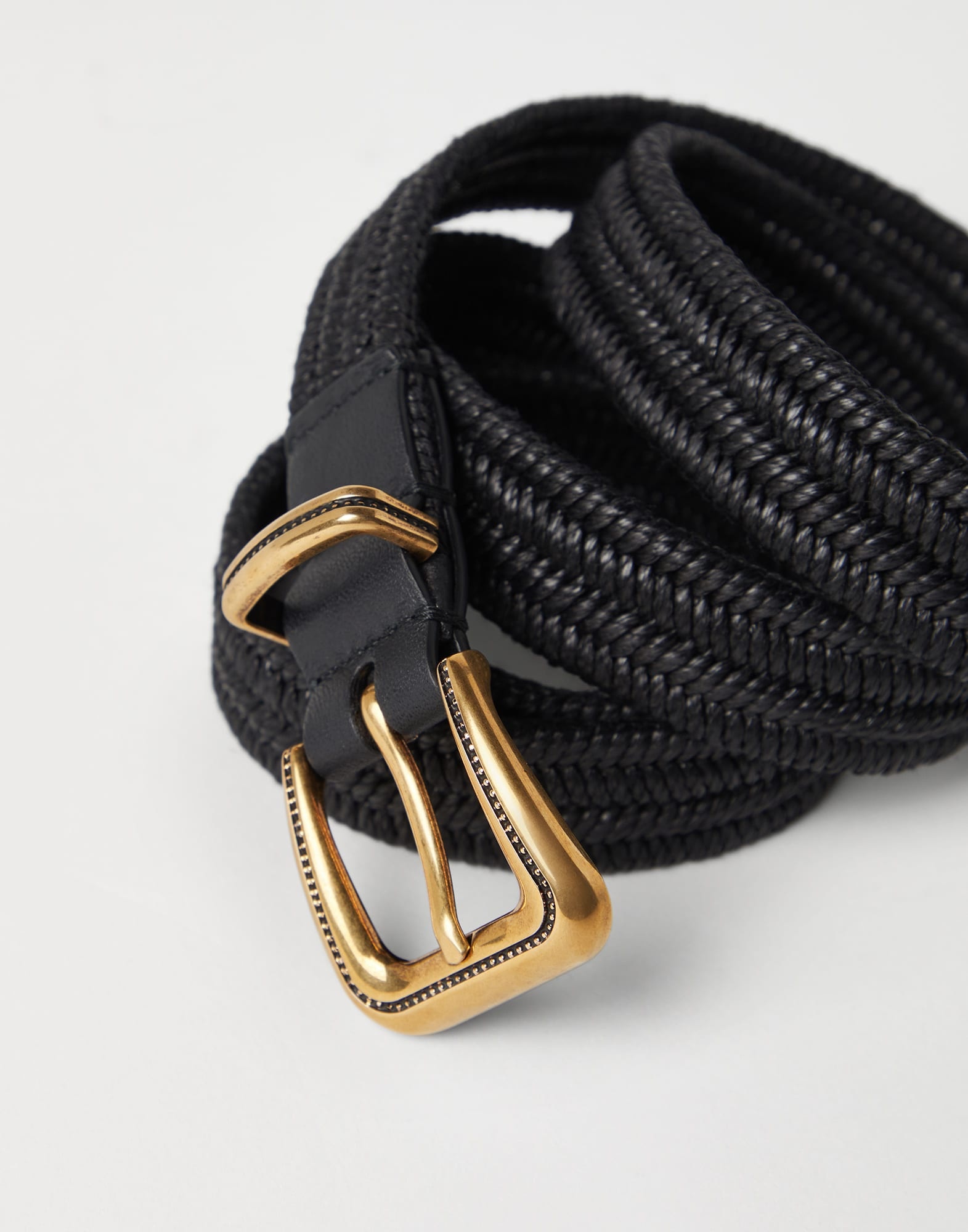 Rustic braided linen belt - 2