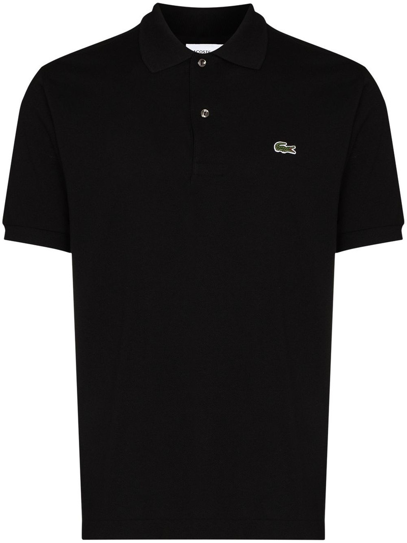 logo-patch short-sleeve polo shirt 1