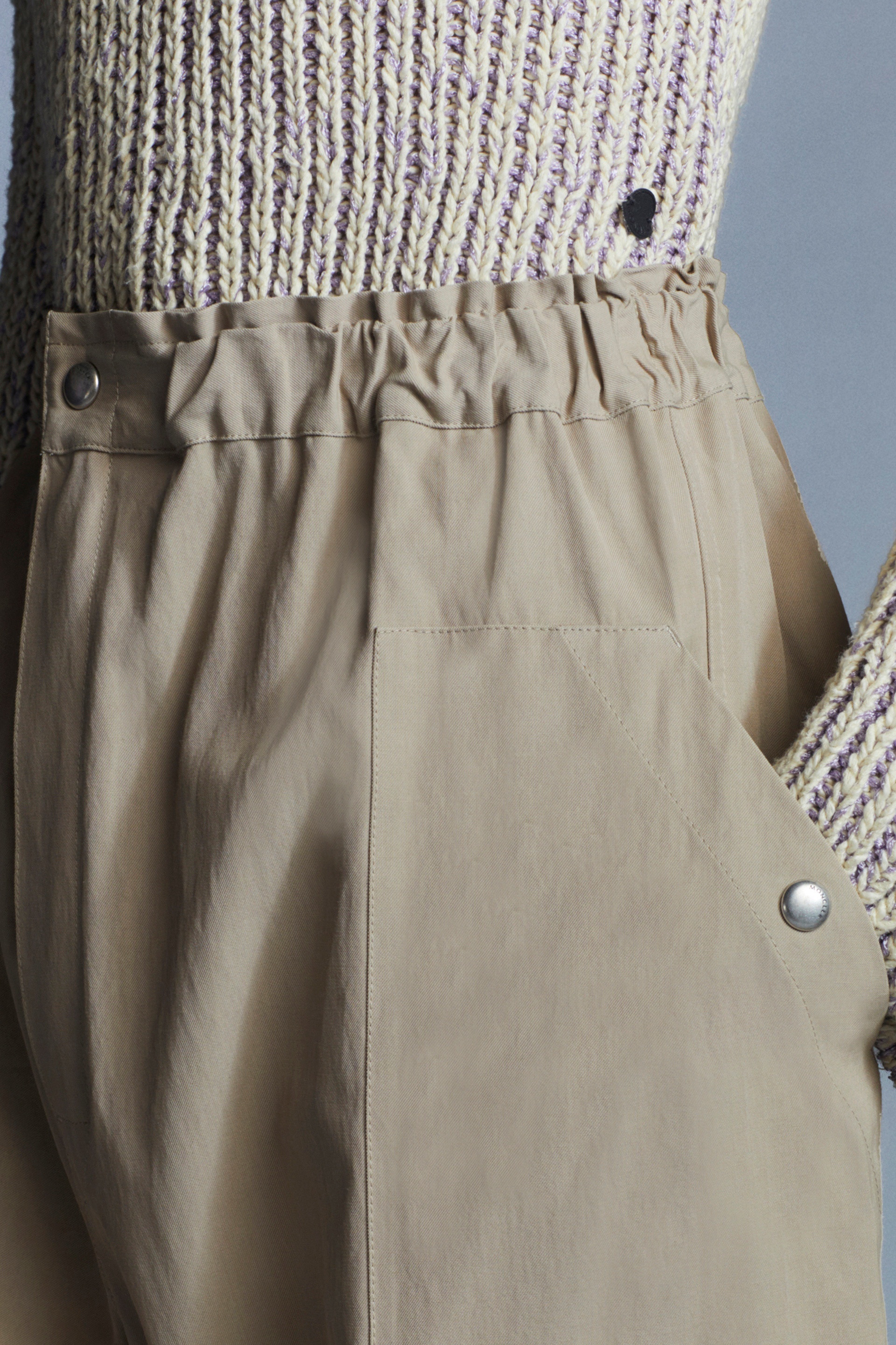 Cotton Gabardine Palazzo Pants - 4
