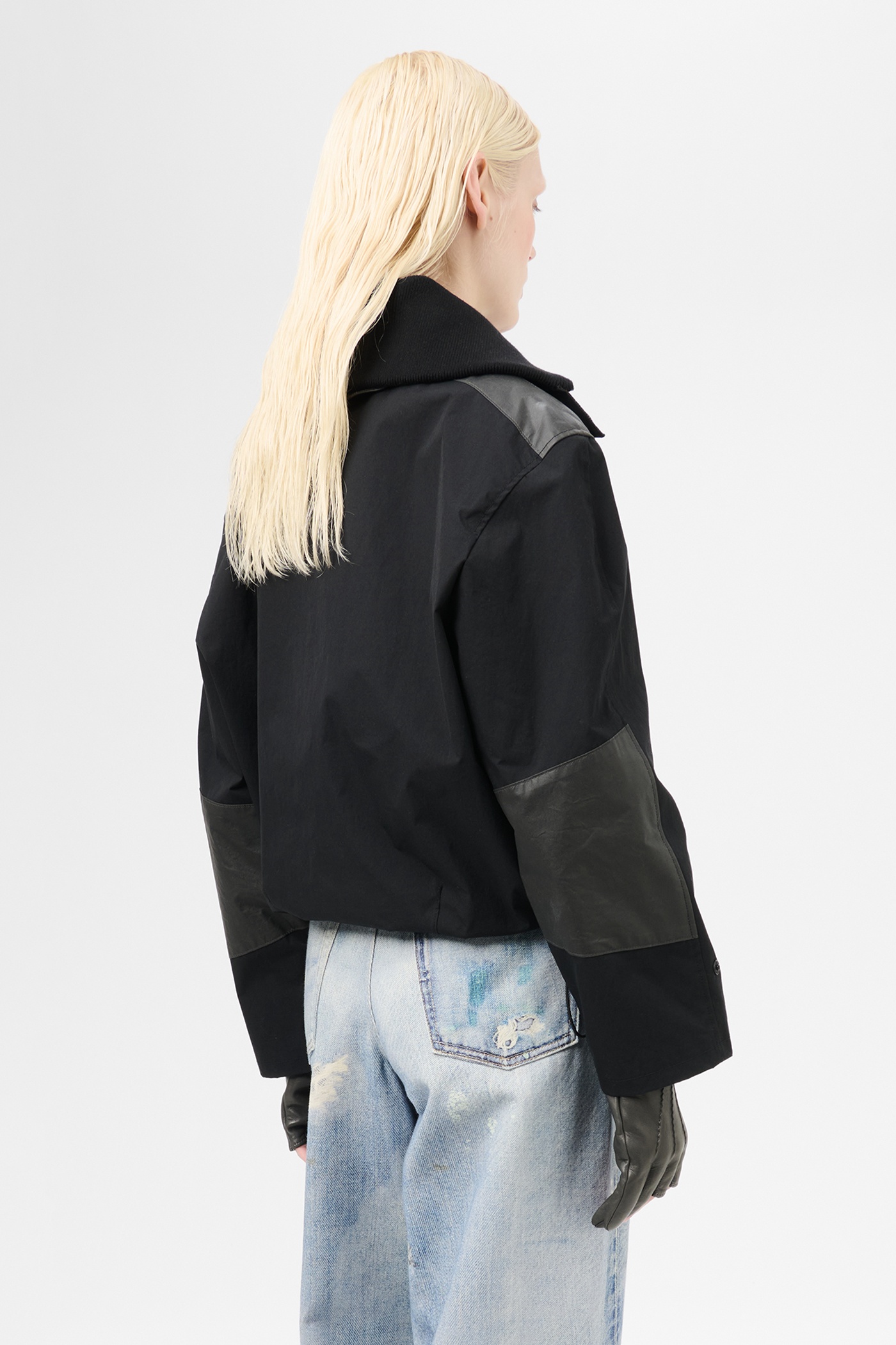 Marine Jacket Static Black Papyrus Poly - 8