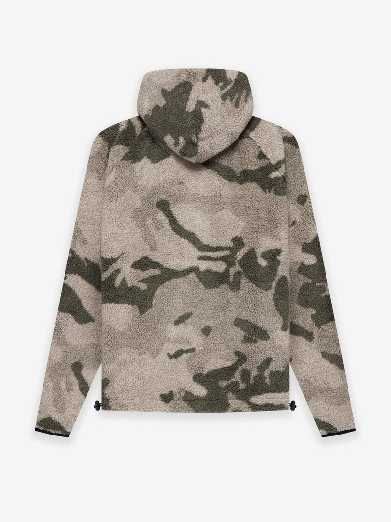 ESSENTIALS Polar Fleece Half Zip Hoodie outlook