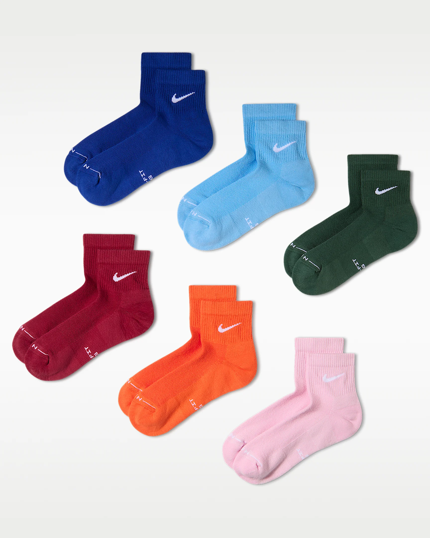 Nike Everyday Elevated Ankle Socks (6 Pairs) - 1