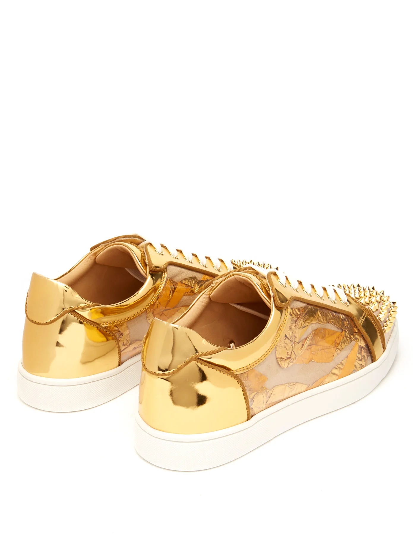 Seaveste spike-embellished low-top trainers - 4