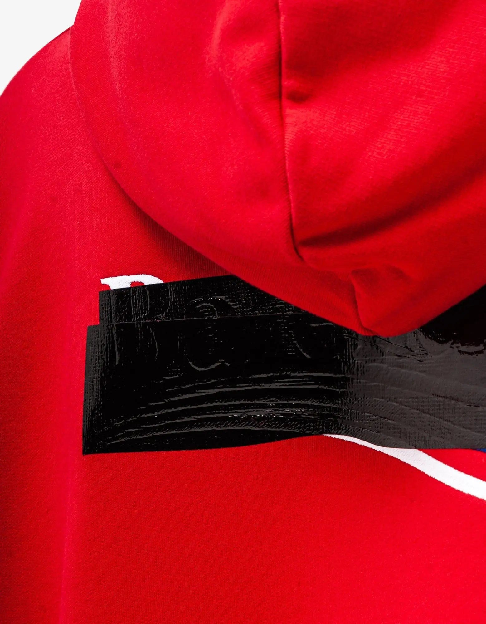 Balenciaga Red Gaffer Logo Large Hoodie - 3