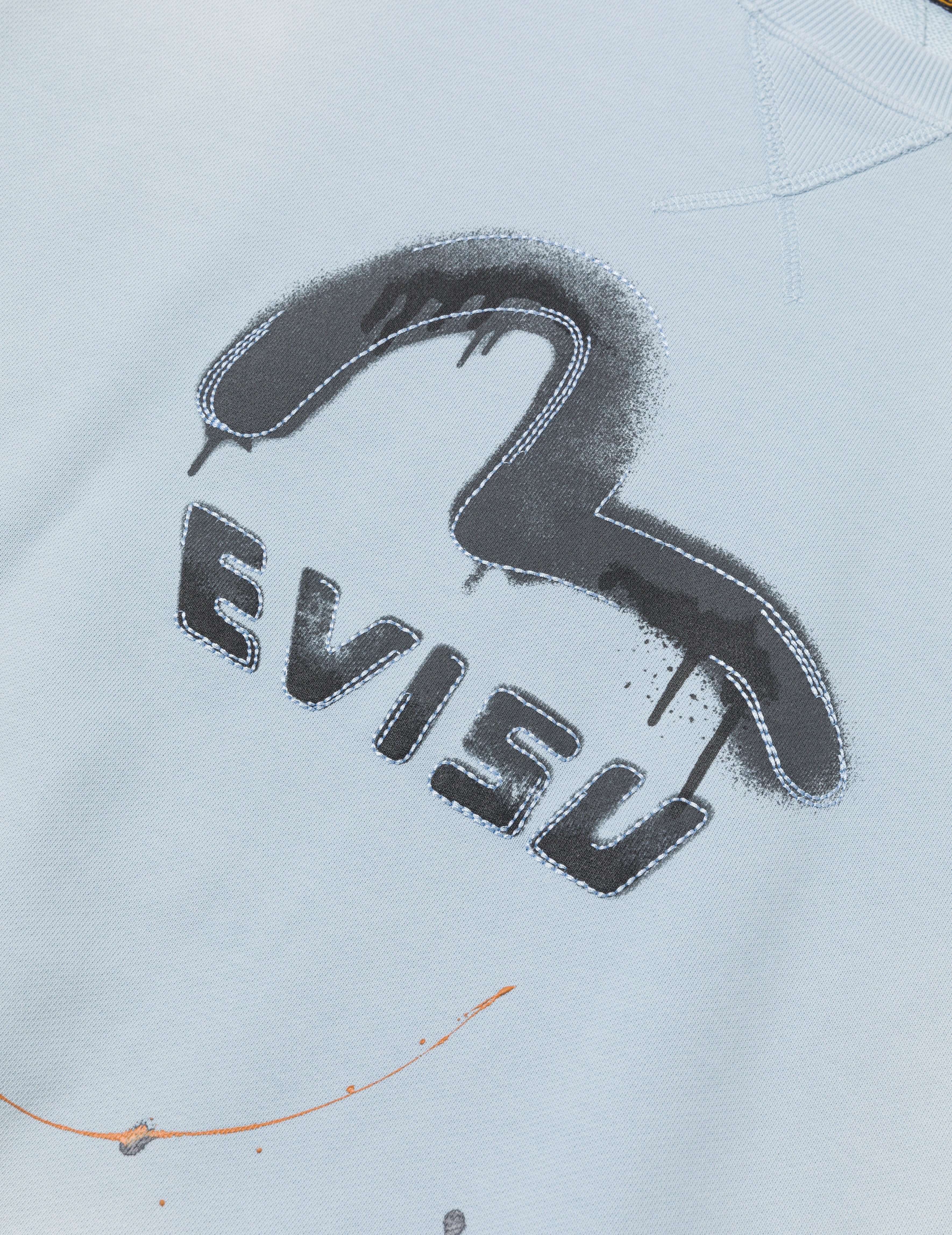 Logo and Seagull Print Relax Fit Sweatshirts - 5