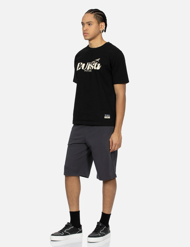 LOGO PRINT REGULAR FIT SWEAT SHORTS 4