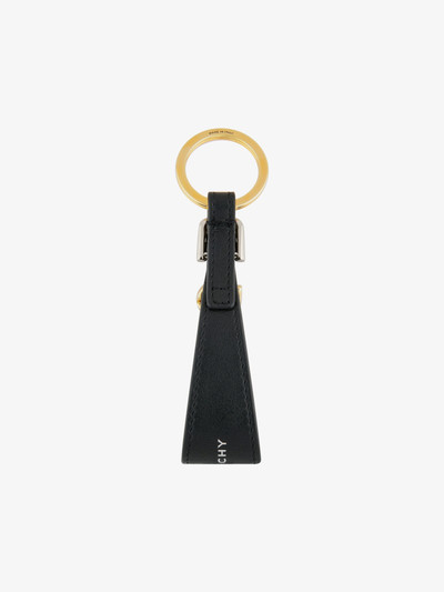 Givenchy VOYOU KEYRING IN METAL AND LEATHER outlook
