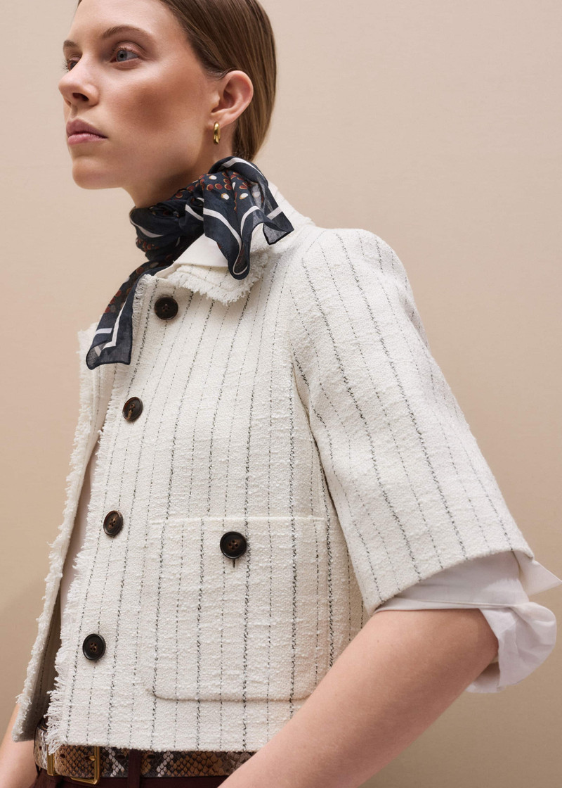 Stripe Crop Jacket 1