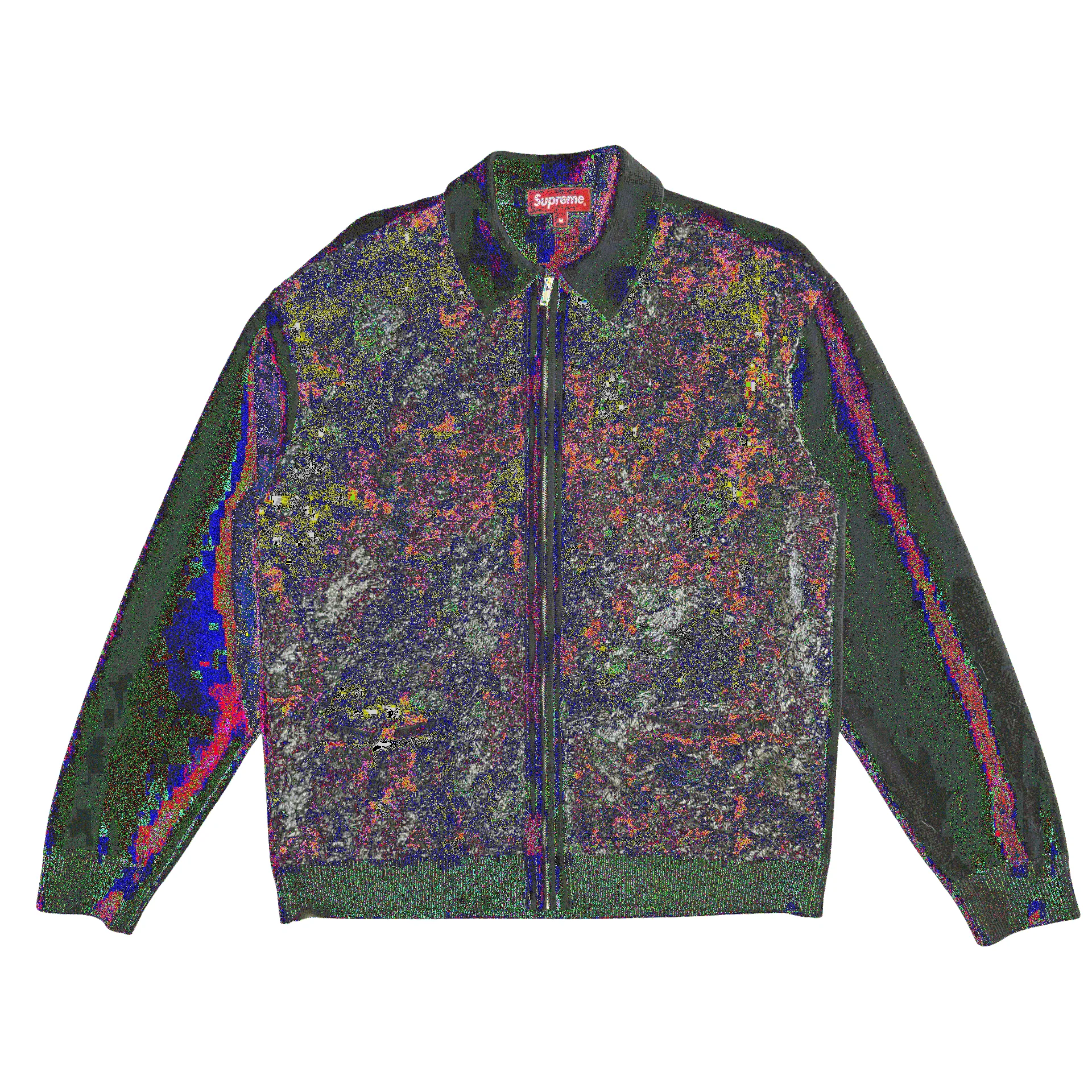 Supreme Faux Fur Zip Up Cardigan AW22 SZ M - 1