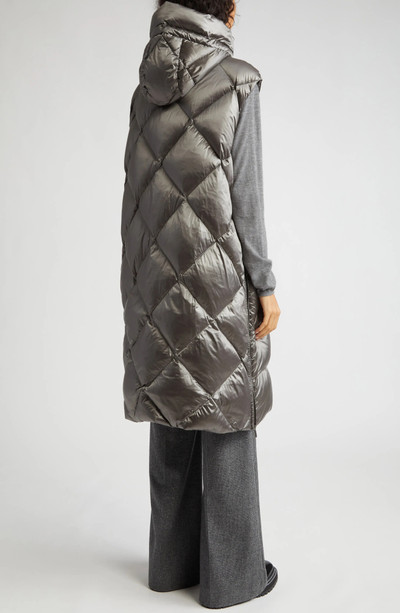 Max Mara Spacevest Water Repellent Quilted Long Down Vest outlook