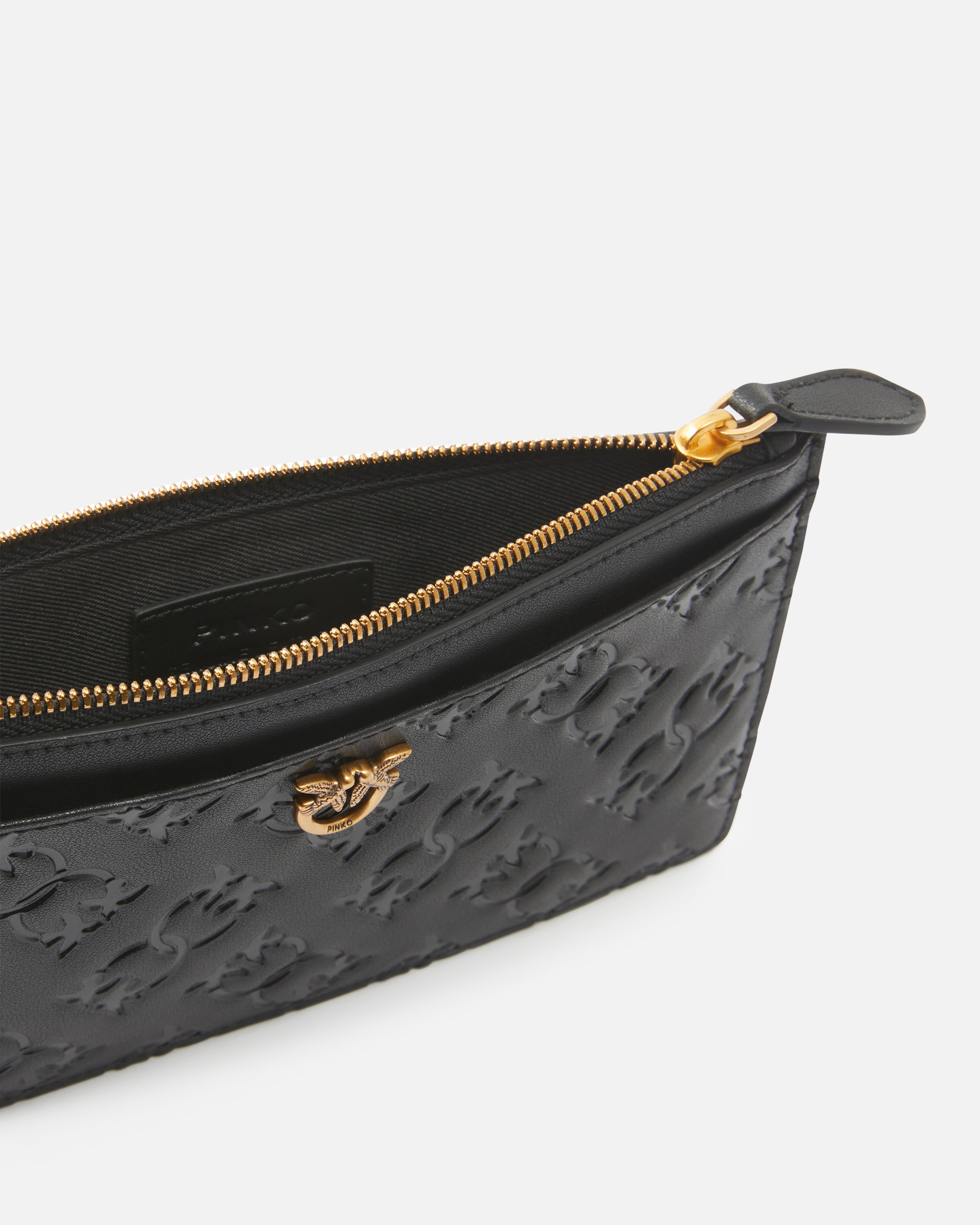 RECTANGULAR LEATHER CARD HOLDER WITH IMPRINTED LOGO - 4
