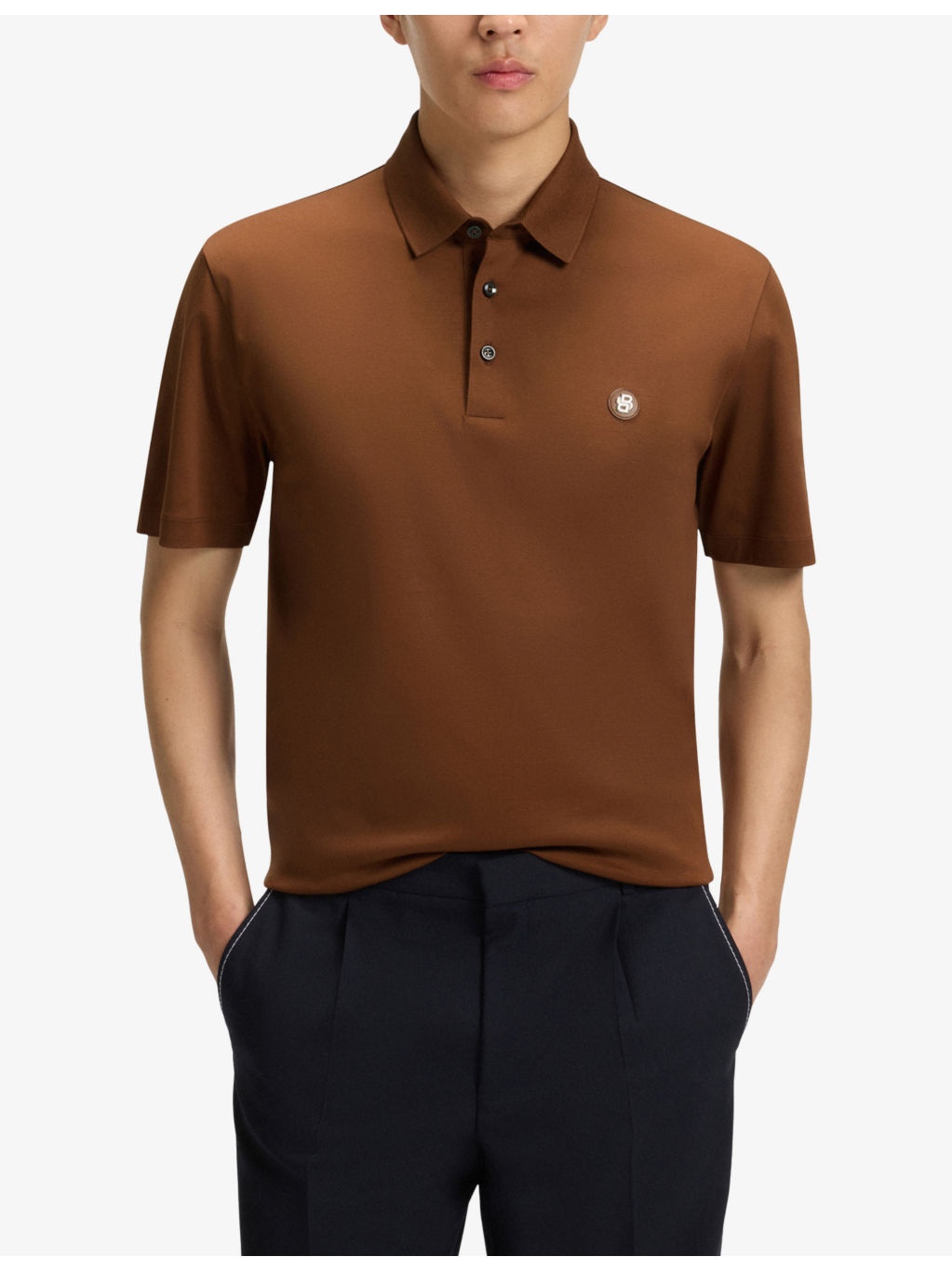 Logo-Embroidered Short-Sleeve Cotton Polo - 3