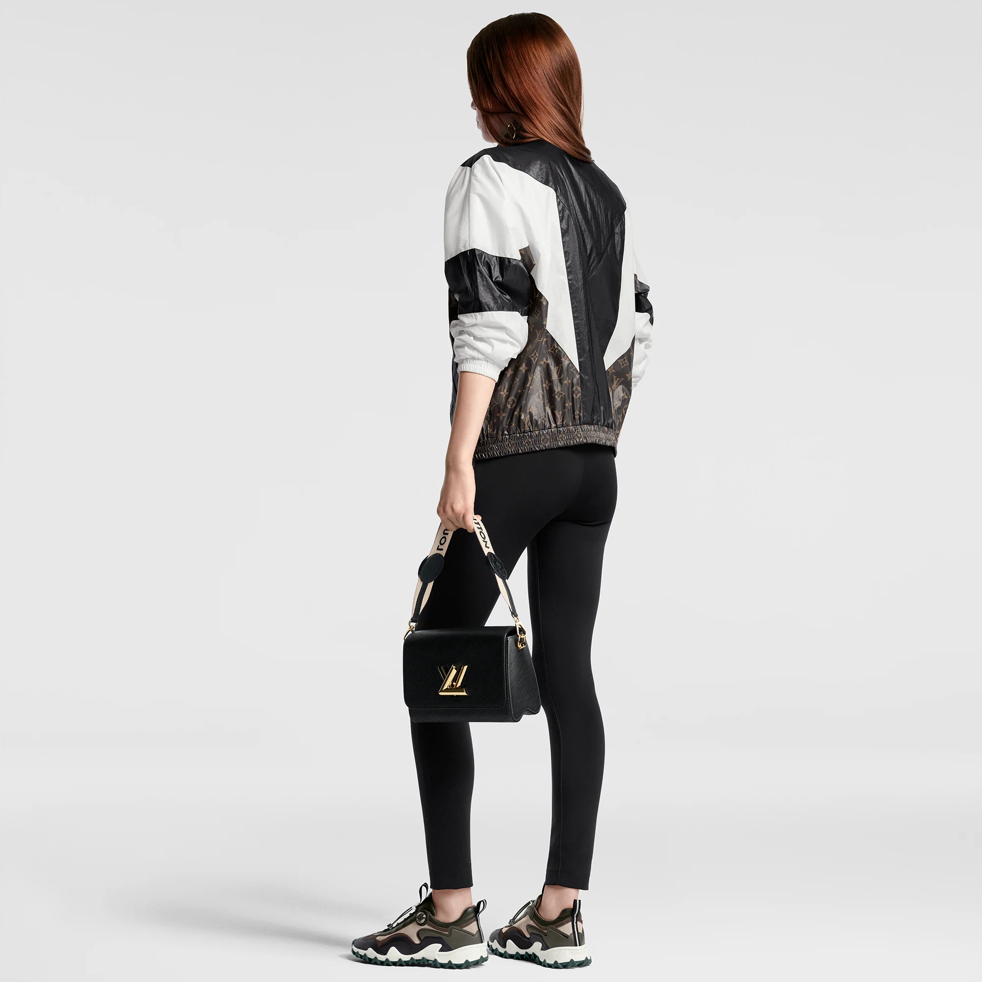 Sporty Color-Blocked Zip-Up Parka - 3